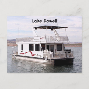 Lake Powell: Houseboat, Arizona, USA 9 Postcard