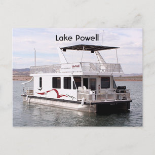 Lake Powell: Houseboat, Arizona, USA 9 Postcard