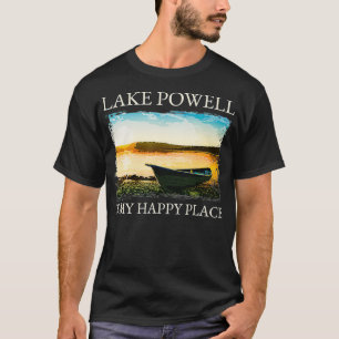 Lake Powell Lake Life The Lake Is My Happy Place K T-Shirt
