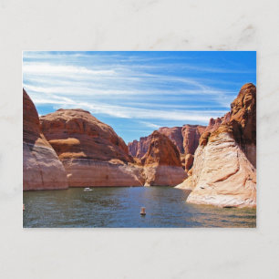 Lake Powell Page Arizona Water Reservoir Landscape Postcard