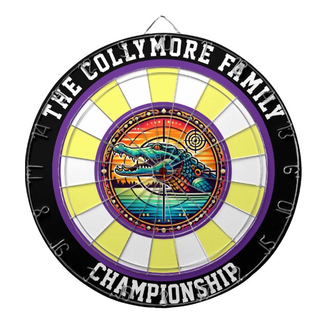 Lake Predator in Target Art Dartboard (Front)