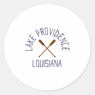 Lake Providence Louisiana Outdoors Vintage Classic Round Sticker