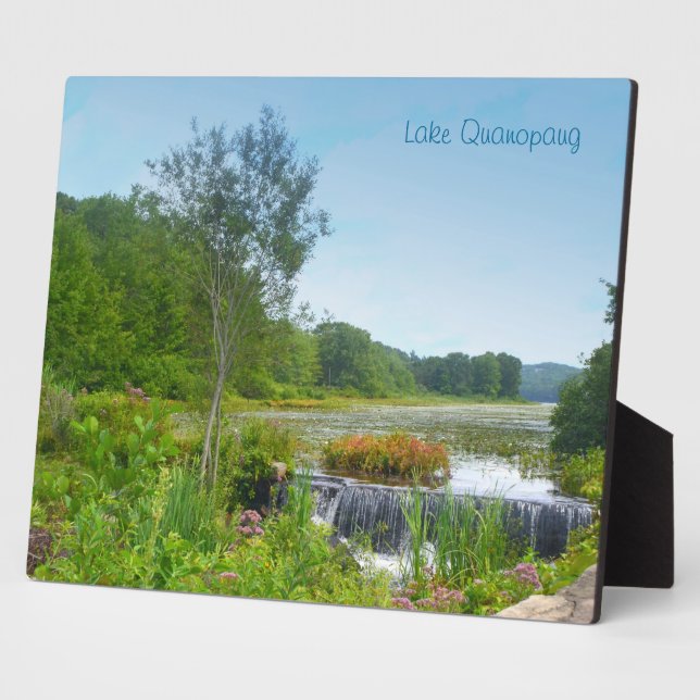 Lake Quanopaug Plaque (Side)