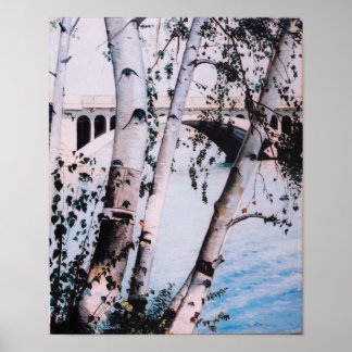 'Lake Quinsigamond 1988' Print