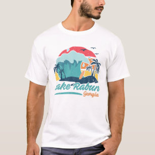 Lake Rabun Georgia Beach Summer Surfing Sunset Pal T-Shirt