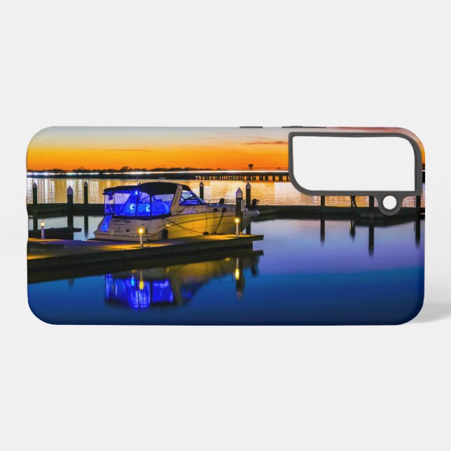Lake Ray Hubbard Rockwall TX Sunset Samsung Galaxy S22+ Case (Back Horizontal)