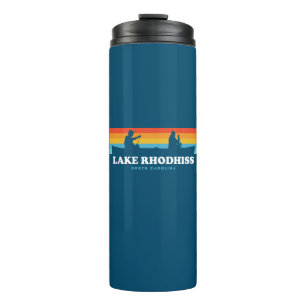Lake Rhodhiss North Carolina Canoe Thermal Tumbler