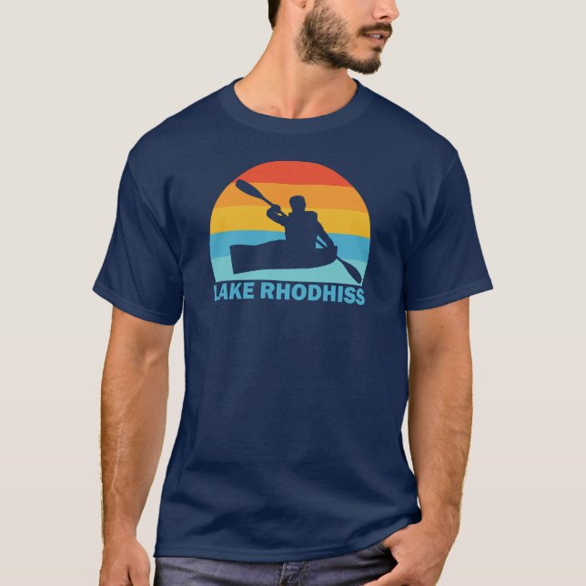 Lake Rhodhiss North Carolina Kayak T-Shirt (Front)