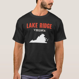 Lake Ridge Virginia USA State America Travel Virgi T-Shirt