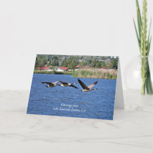 Lake Riverside Estates, CA Greeting Card