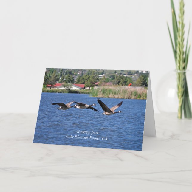 Lake Riverside Estates, CA Greeting Card (Front)