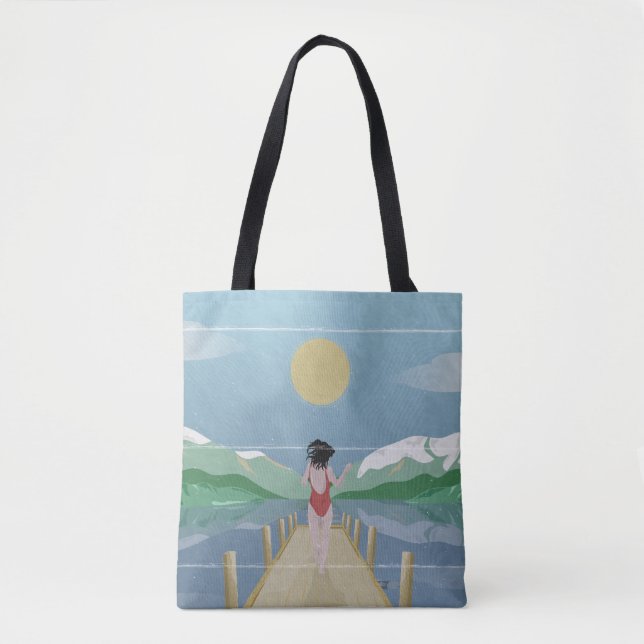 Lake Rotoiti New Zealand Tote Bag (Front)