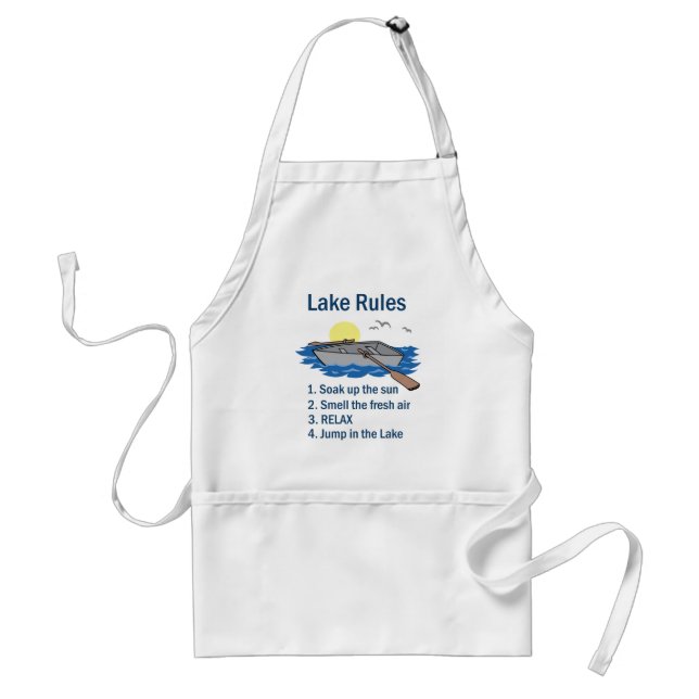 Lake Rules Standard Apron (Front)