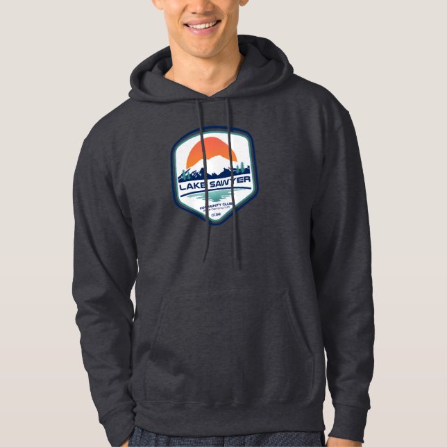 Lake Sawyer Men's Hoodie (Front)