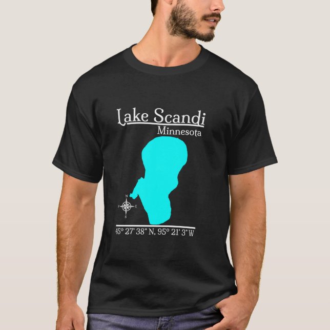 Lake Scandi Minnesota Long Sleeve T Shirt (Front)