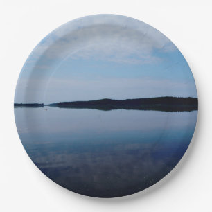 Lake Scenery, Paper Plates 9"