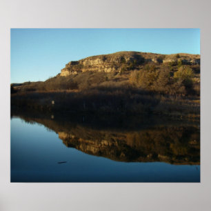 Lake Scott Reflections 10-31-09 Poster