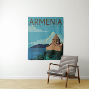 Lake Sevan Armenia Tapestry