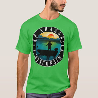 Lake Shangrila Wisconsin Fishing T-Shirt