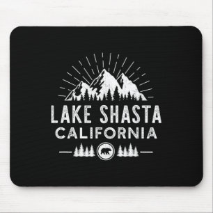 Lake Shasta California - Mountain Skiing Hiking Fi Mouse Pad