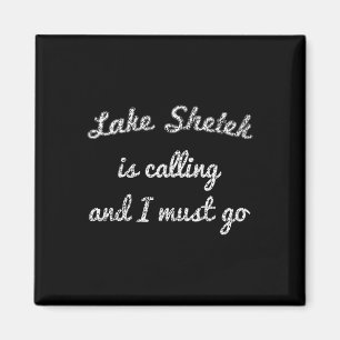 Lake Shetek Minnesota Funny Fishing Camping Summer Magnet