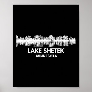Lake Shetek Minnesota Trip Funny Summer Fishing Ca Poster