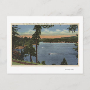 Lake Shore Drive View, Near Dam Postcard