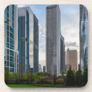 Lake Shore Park Painterly Coaster