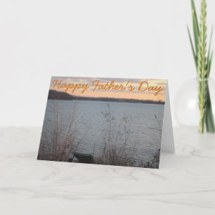 Lake Shore Sunset "Happy Father's Day" Card