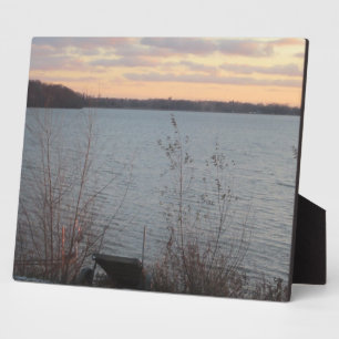 Lake Shore Sunset Plaque