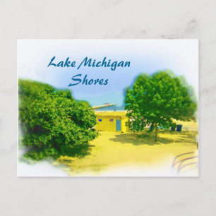 Lake Shores of the Chicago Beach Postcard
