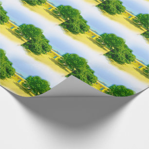 Lake Shores of the Chicago Beach Wrapping Paper