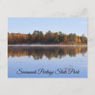 Lake Shumway, Savannah Portage State Park Postcard