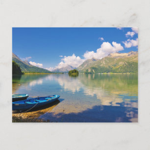 Lake Sils, in Graubünden, Swizerland Postcard