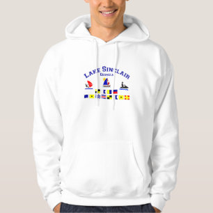 Lake Sinclair GA Signal Flags Hoodie