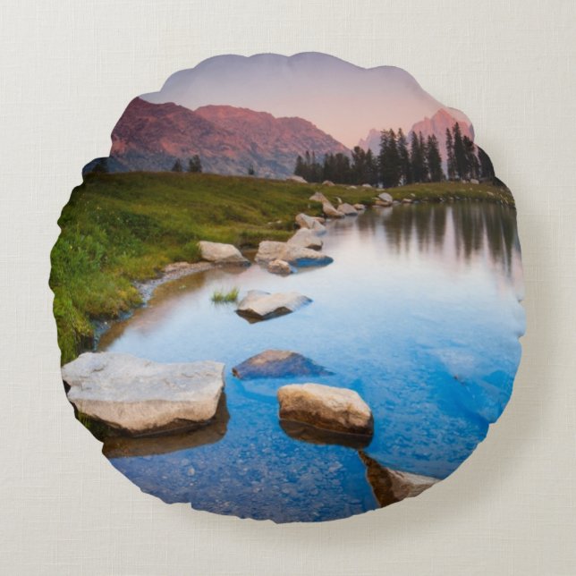 Lake Solitude Round Cushion (Front)
