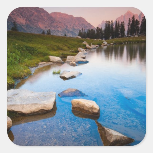 Lake Solitude Square Sticker (Front)