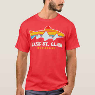 Lake St Clair Fishing Michigan Fish T-Shirt