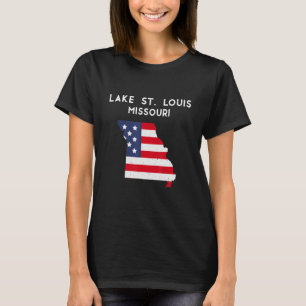 Lake St Louis Missouri USA State America Travel Mi T-Shirt