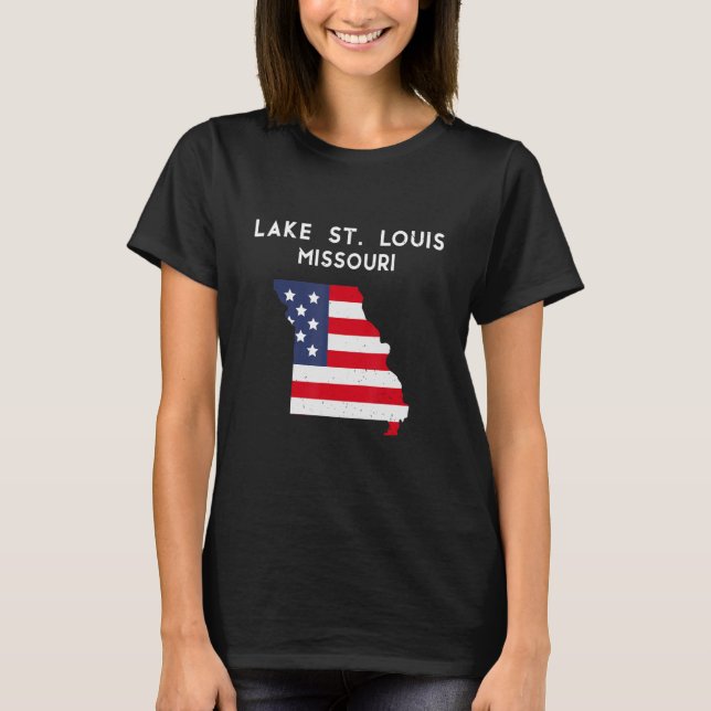 Lake St Louis Missouri USA State America Travel Mi T-Shirt (Front)