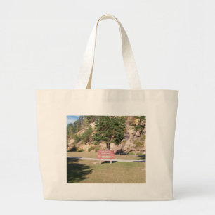 Lake Stephens Sign Large Tote Bag