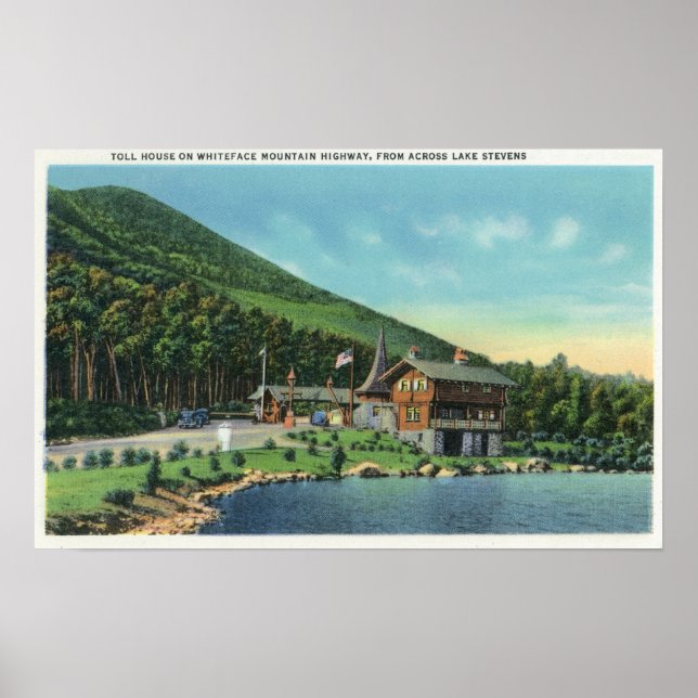Lake Stevens View of the Toll House Poster (Front)
