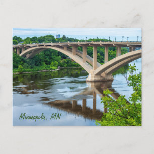 Lake Street Bridge, Minneapolis, MN postcard
