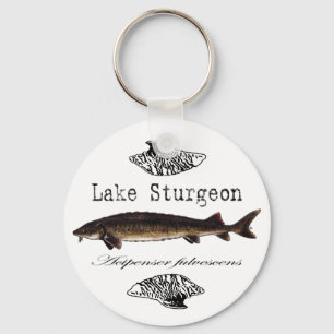 Lake Sturgeon Key Ring