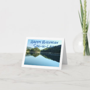 LAKE STYLE  "HAPPY BIRTHDAY SON-IN-LAW" CARD