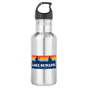 Lake Sunapee New Hampshire Canoe 532 Ml Water Bottle