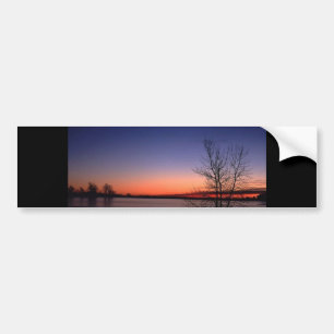 Lake Sunrise Bumper Sticker