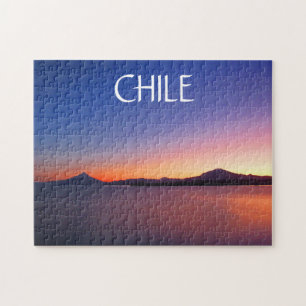 lake sunrise chile jigsaw puzzle