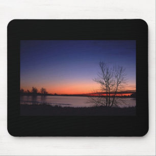 Lake Sunrise Mouse Pad