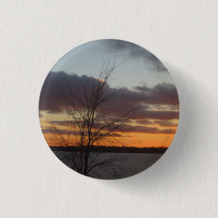 Lake Sunset Button